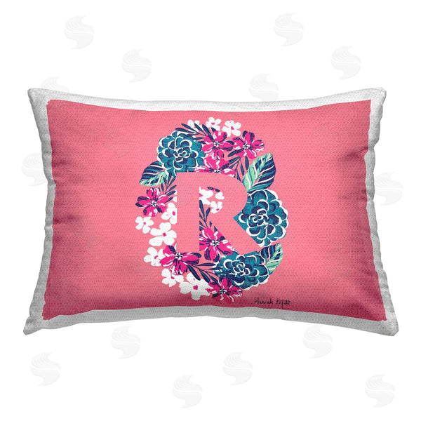 Stupell Industries Hannah Byatt | Floral Initial Letter R