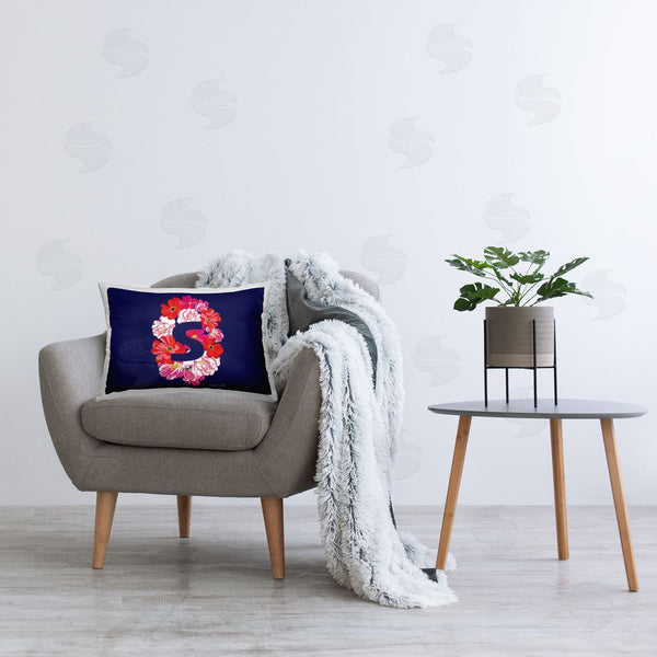 Stupell Industries Hannah Byatt | Floral Initial Letter S