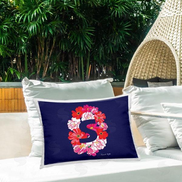 Stupell Industries Hannah Byatt | Floral Initial Letter S