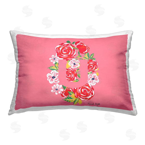 stupell industries Hannah Byatt | Floral Initial Letter U