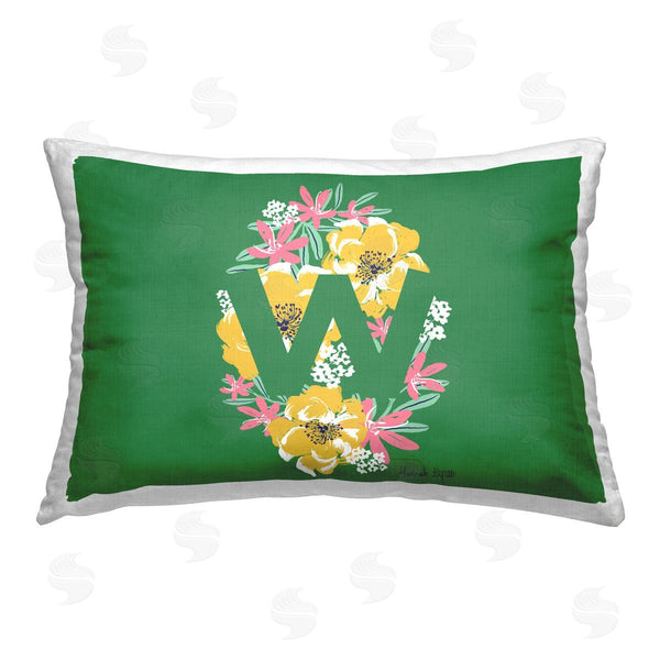 stupell industries Hannah Byatt | Floral Initial Letter W