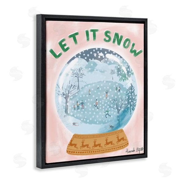 Stupell Industries Hannah Byatt | Let It Snow Globe Wall Art