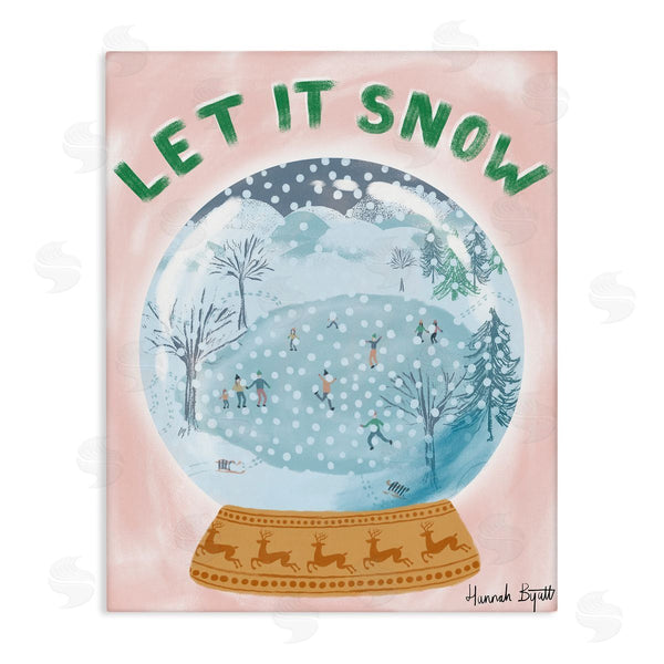 stupell industries Hannah Byatt | Let It Snow Globe Wall Art