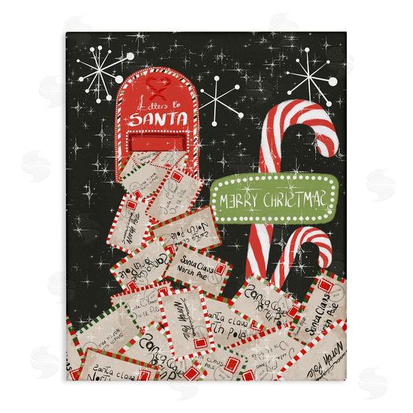 stupell industries Hannah Byatt | Letters For Santa Mail Wall Art