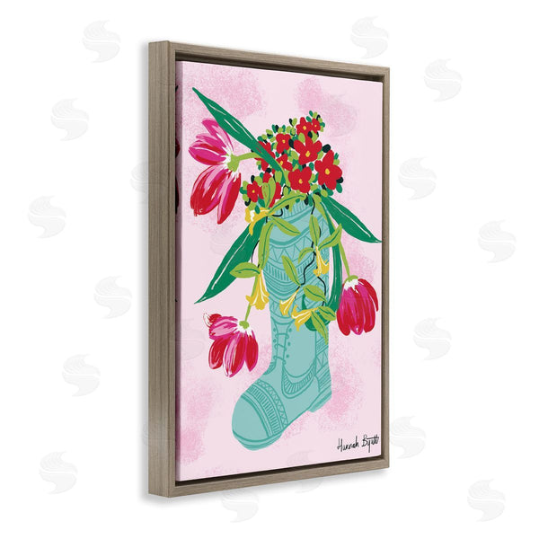 Stupell Industries Hannah Byatt | Local Flora In Rainboot
