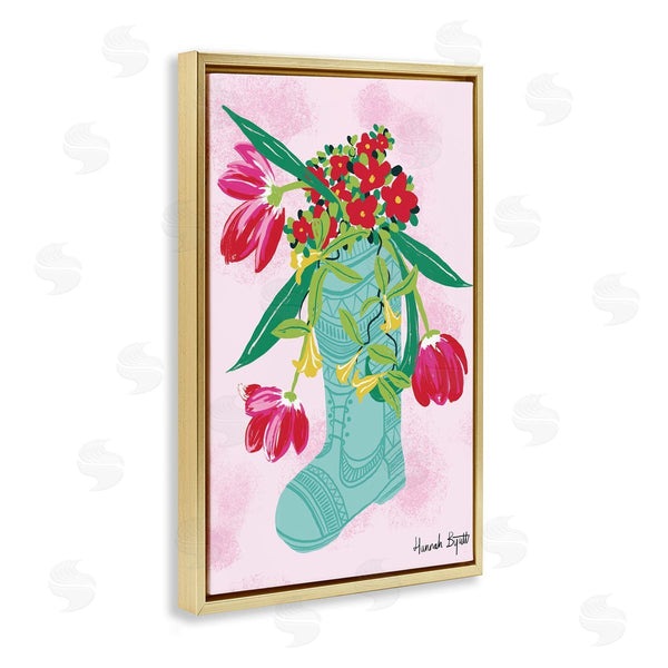 Stupell Industries Hannah Byatt | Local Flora In Rainboot