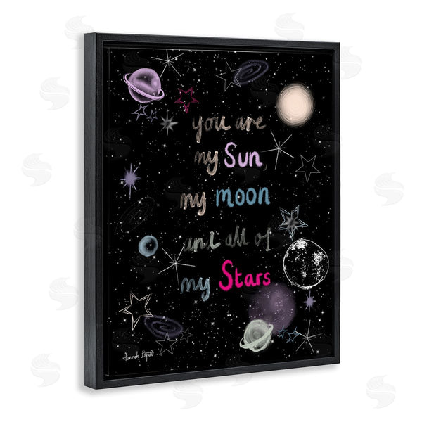 Stupell Industries Hannah Byatt | Outer Space Phrase Wall Art