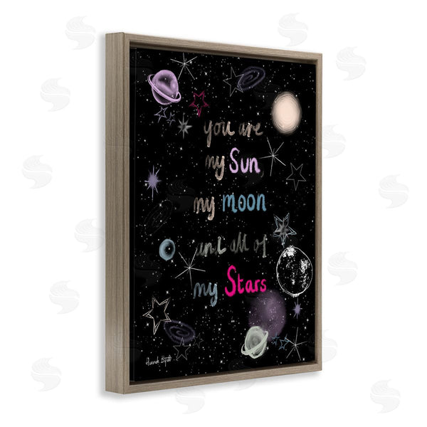 Stupell Industries Hannah Byatt | Outer Space Phrase Wall Art