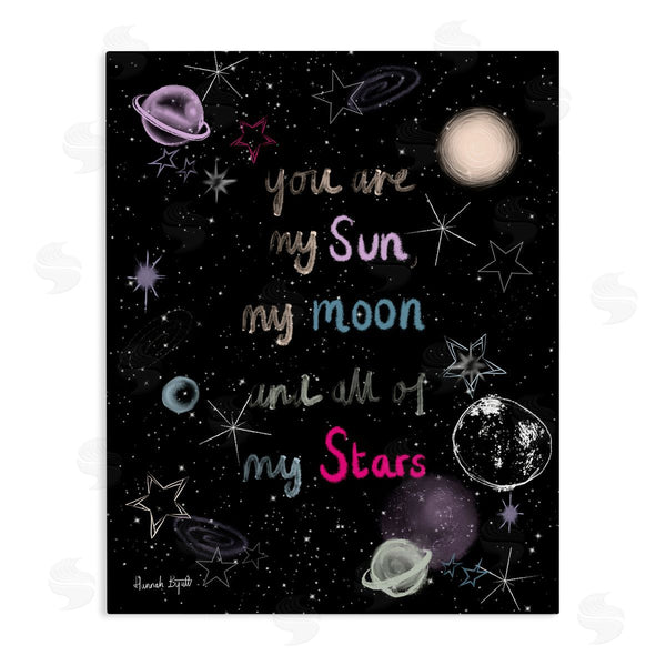 stupell industries Hannah Byatt | Outer Space Phrase Wall Art