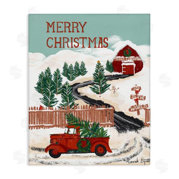 stupell industries Hannah Byatt | Rural Christmas Scenery Wall Art