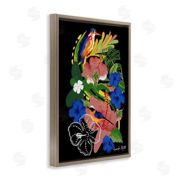 Stupell Industries Hannah Byatt | Tropical Gambia Style Florals Wall Art