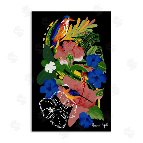 stupell industries Hannah Byatt | Tropical Gambia Style Florals Wall Art