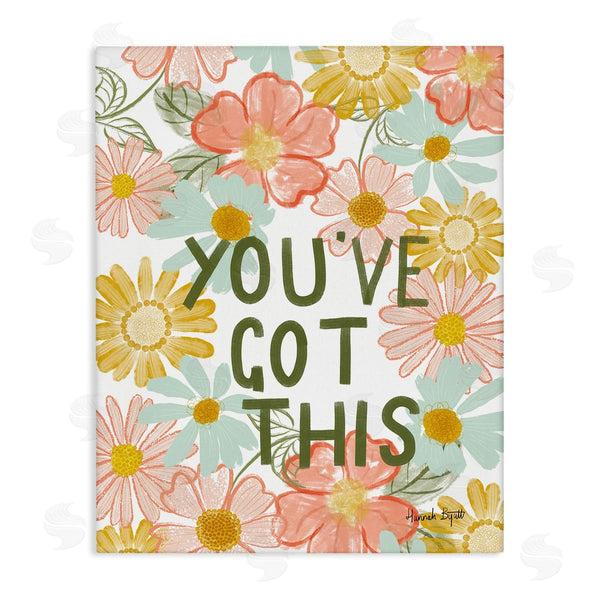 stupell industries Hannah Byatt | You've Got This Floral Wall Art