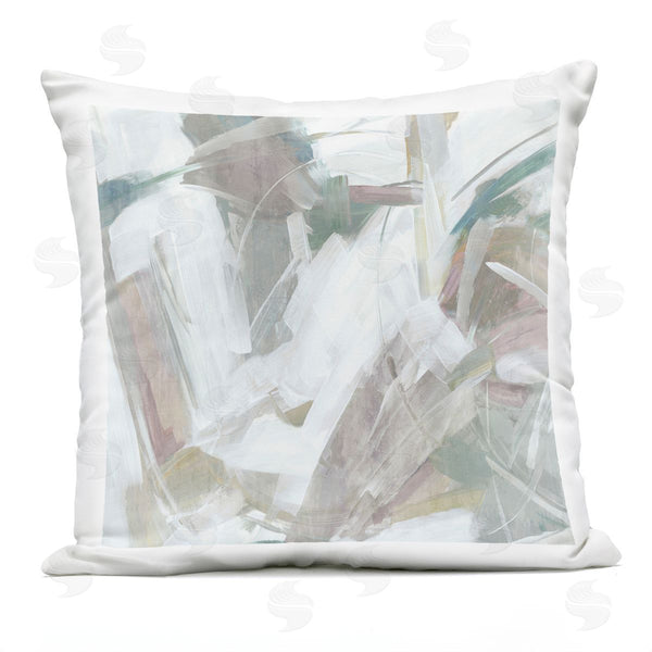 Stupell Industries Hannah Dawson | Abstract Muted Harmony Printed Throw Pillow
