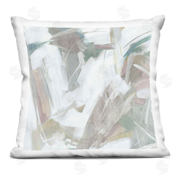 stupell industries Hannah Dawson | Abstract Muted Harmony Printed Throw Pillow