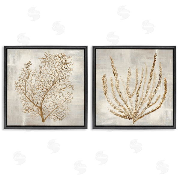 Stupell Industries Hannah Dawson | Beige Tides Coral Branches