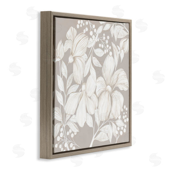 Stupell Industries Hannah Dawson | Botanical Symphony Neutrals
