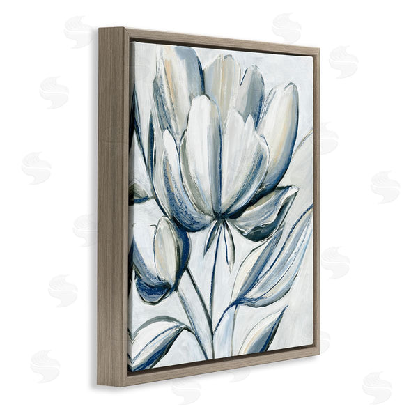 Stupell Industries Hannah Dawson | Contrasting Abstract Tulip Bulb