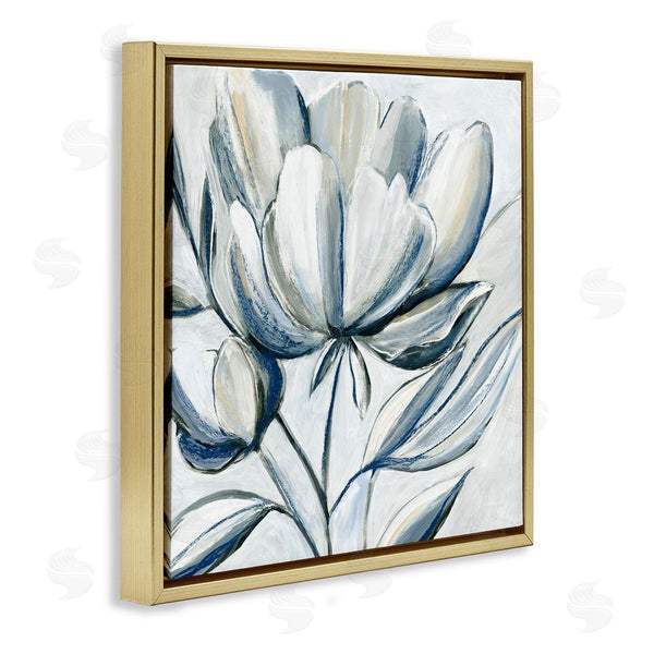 Stupell Industries Hannah Dawson | Contrasting Abstract Tulip Bulb