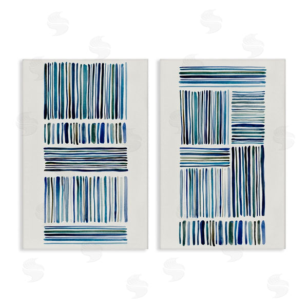 stupell industries Hannah Dawson | Contrasting Linear Dashes