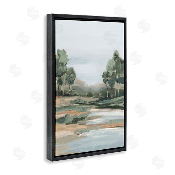 Stupell Industries Hannah Dawson | Distant Woodland Creek View