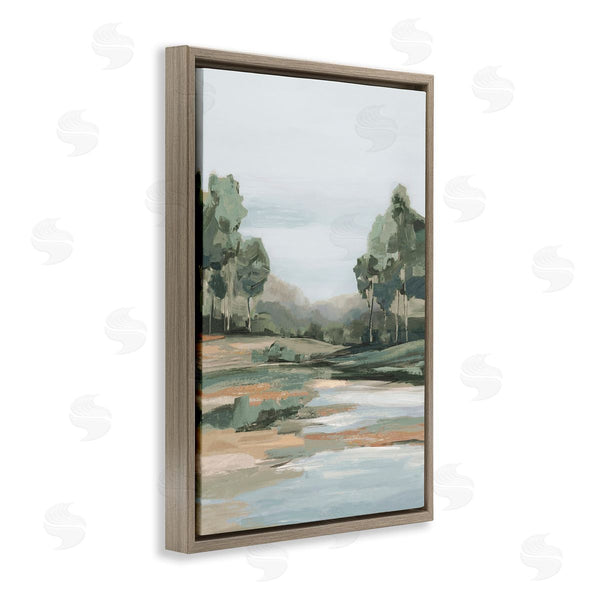 Stupell Industries Hannah Dawson | Distant Woodland Creek View