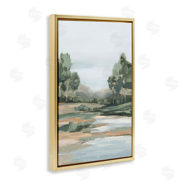 Stupell Industries Hannah Dawson | Distant Woodland Creek View
