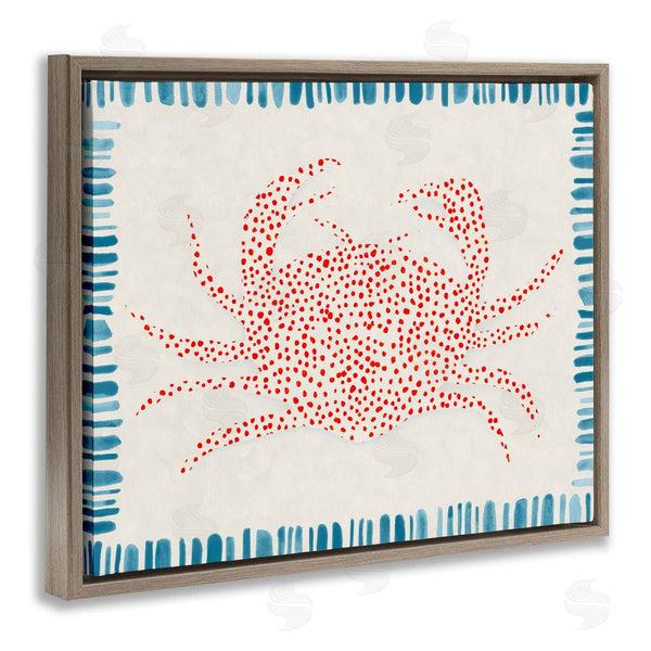 Stupell Industries Hannah Dawson | Dotted Depths Crab