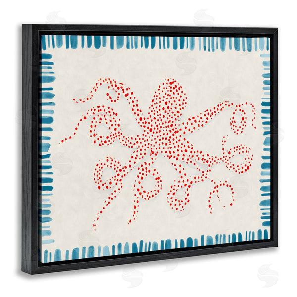Stupell Industries Hannah Dawson | Dotted Depths Octopus