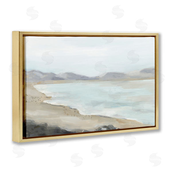 Stupell Industries Hannah Dawson | Dreamy Coastline Abstraction