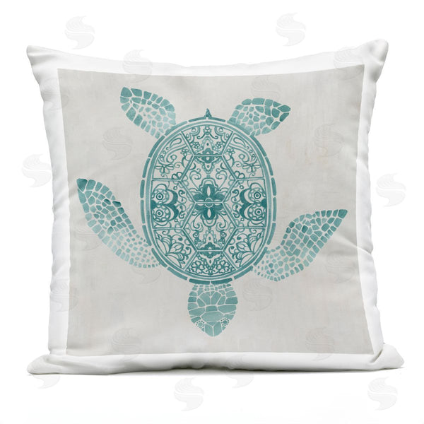 Stupell Industries Hannah Dawson | Geometric Patterned Tortoise Printed Throw Pillow