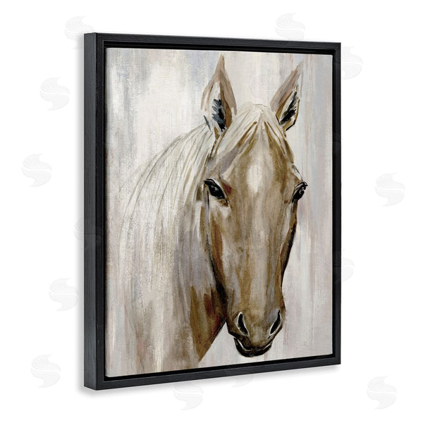 Stupell Industries Hannah Dawson | Golden Horse Portrait