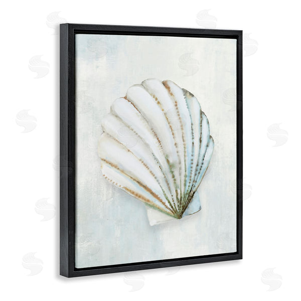 Stupell Industries Hannah Dawson | Grey Seashell Serenity