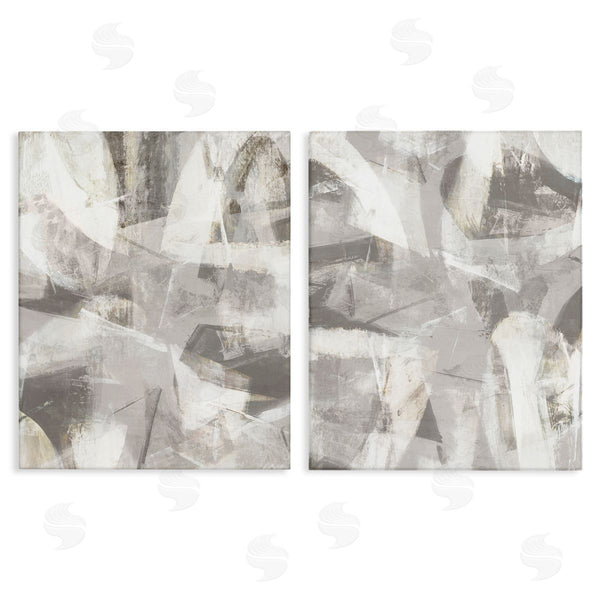 stupell industries Hannah Dawson | Grey & White Soft Currents