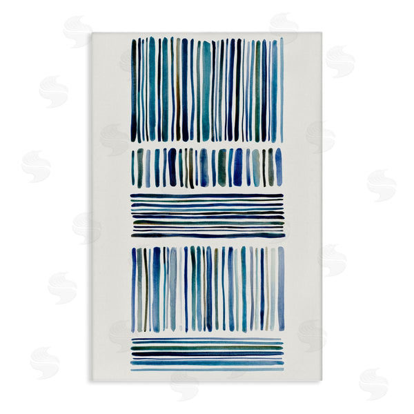 stupell industries Hannah Dawson | Linear Cool Tone Stripes