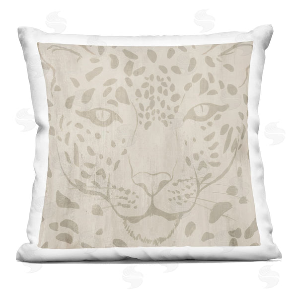 stupell industries Hannah Dawson | Majestic Jaguar Face Printed Throw Pillow