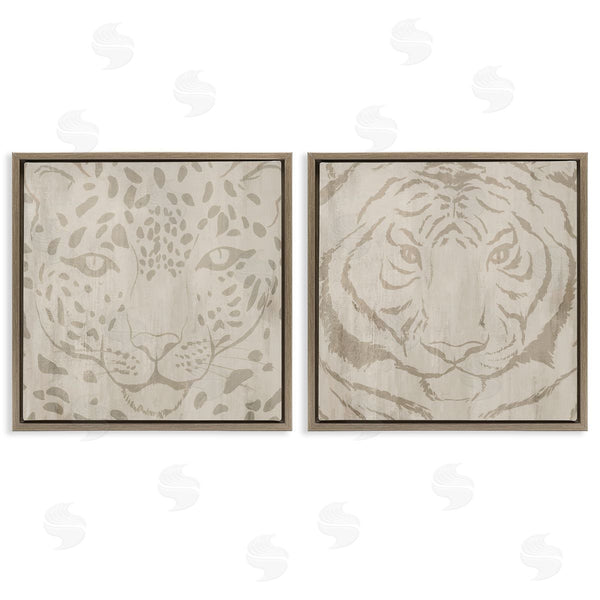Stupell Industries Hannah Dawson | Majestic Jungle Animals