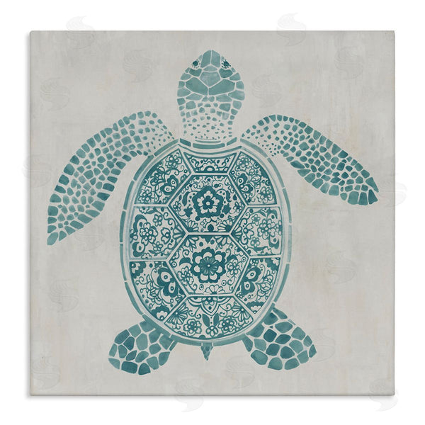 stupell industries Hannah Dawson | Mediterranean Patterned Turtle