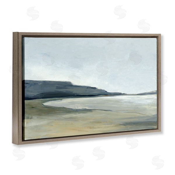 Stupell Industries Hannah Dawson | Muted Coastline Cliff