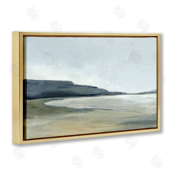 Stupell Industries Hannah Dawson | Muted Coastline Cliff