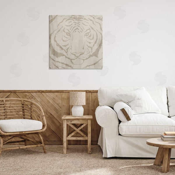 Stupell Industries Hannah Dawson | Neutral Majestic Tiger