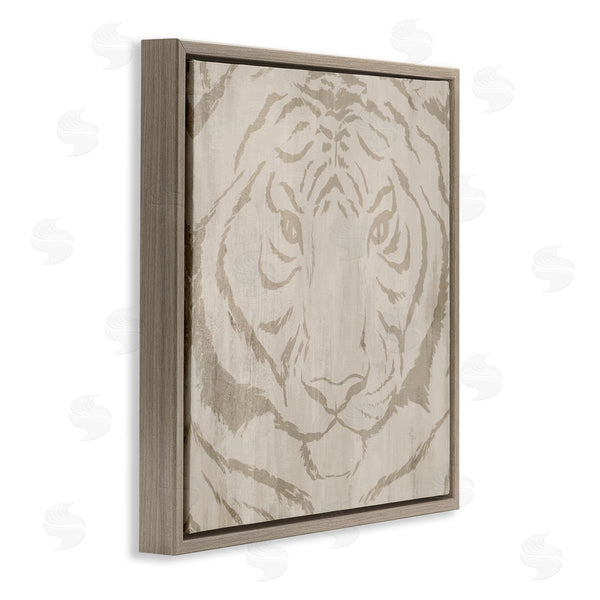 Stupell Industries Hannah Dawson | Neutral Majestic Tiger