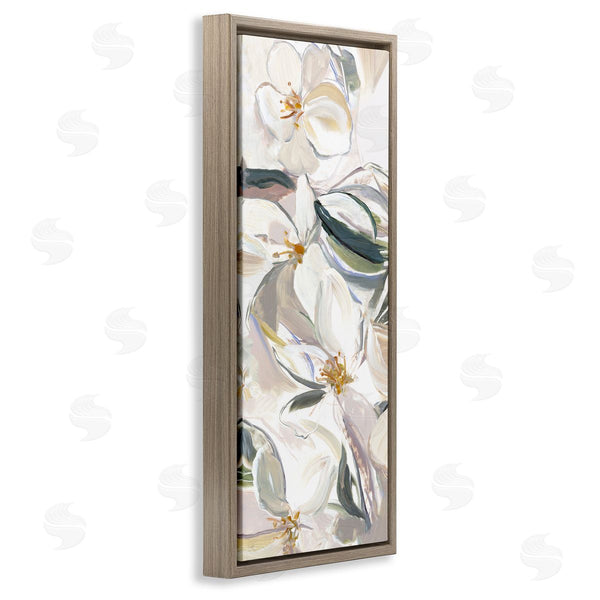Stupell Industries Hannah Dawson | Neutral Tone Spring Blooms