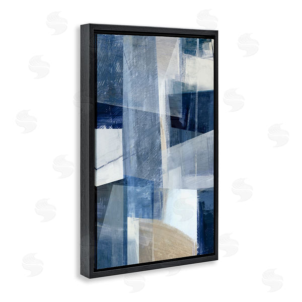 Stupell Industries Hannah Dawson | Oblique Geometric Shapes