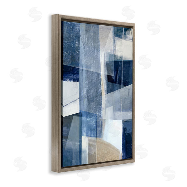 Stupell Industries Hannah Dawson | Oblique Geometric Shapes