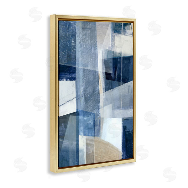 Stupell Industries Hannah Dawson | Oblique Geometric Shapes