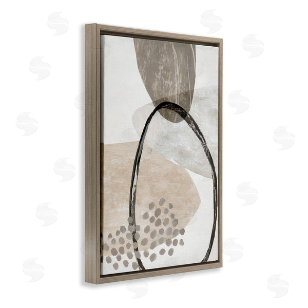 Stupell Industries Hannah Dawson | Oblong And Circular Abstractions