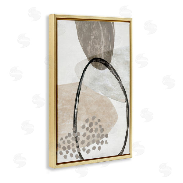 Stupell Industries Hannah Dawson | Oblong And Circular Abstractions