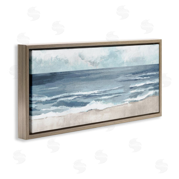 Stupell Industries Hannah Dawson | Rippling Beach Shoreline