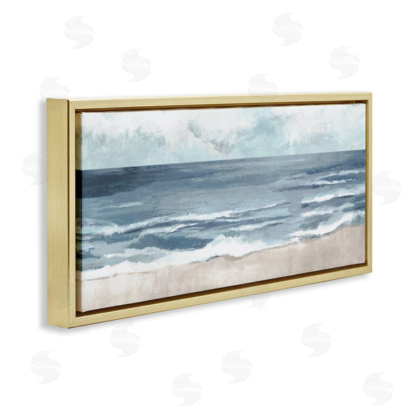 Stupell Industries Hannah Dawson | Rippling Beach Shoreline